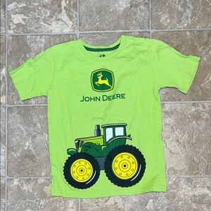 John Deere Lime Green Kids Tractor Tee